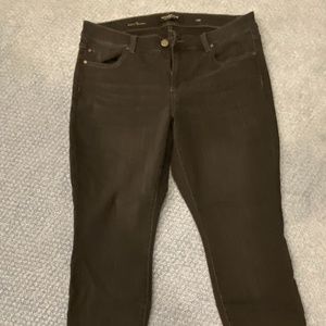 Charcoal Gray Liverpool Jeans Size 16 W